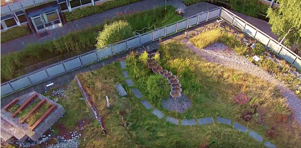 Swedish green infrastructure video - green roofs and rain gardens