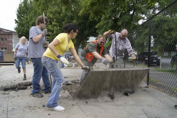 Ripping up the pavements - Depave