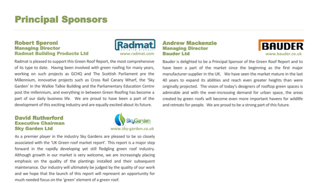 UK green roof market report