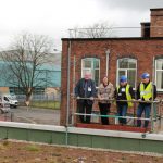 The birds and bees are buzzing on a factory green roof in Scotland